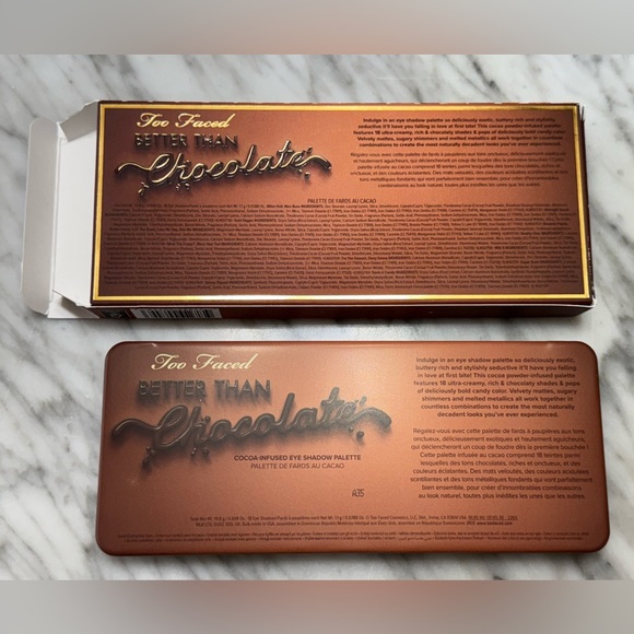 Too Faced, “Better Than Chocolate” Eyeshadow Palette (B) - Picture 3 of 3